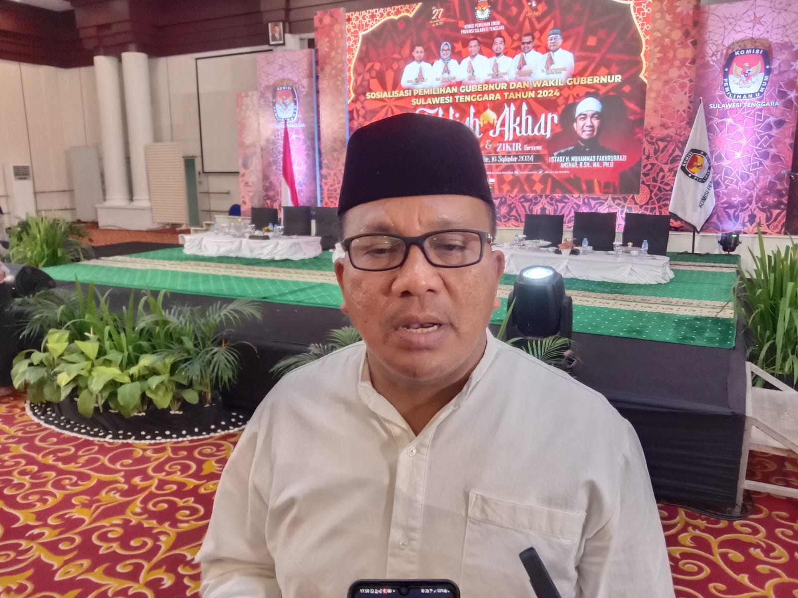 Gelar Tabligh Akbar dan Doa Bersama, KPU Sultra Ajak Masyarakat Sukseskan Pilkada 5 IMG 20240916 WA0092