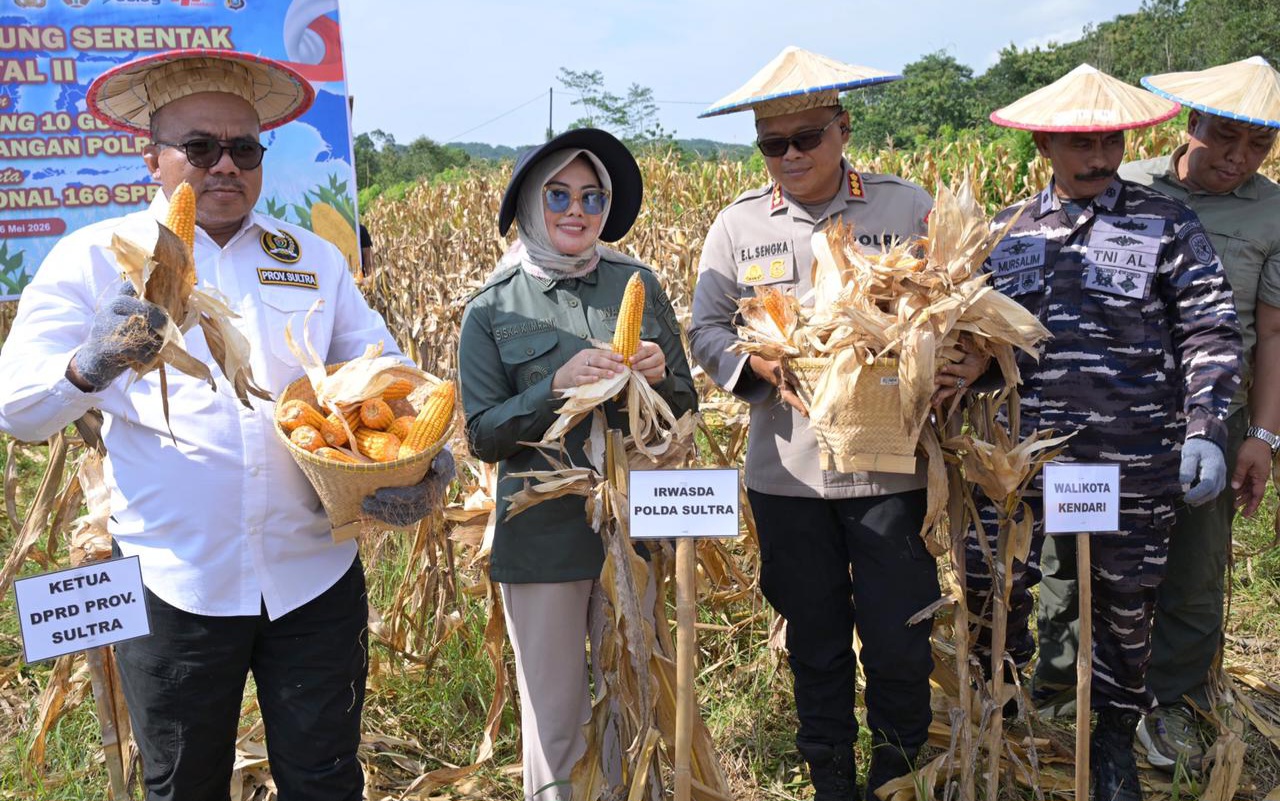 Panen Jagung Serentak Digelar, Wali Kota Ingin Kendari Punya Cadangan Pangan Kuat 4 IMG 20260517 WA0040