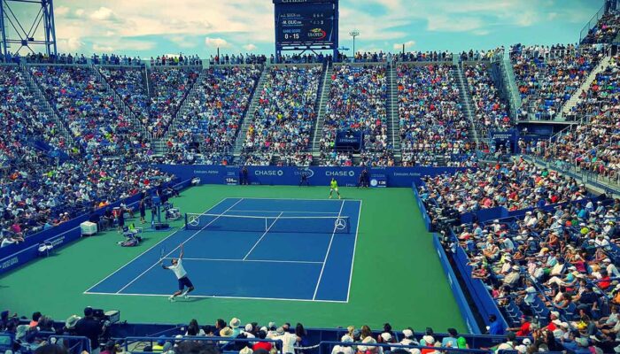 tennis blue