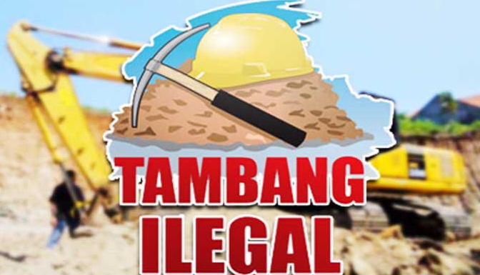 tambang ilegal ilustrasi