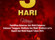Iklan KPU Sultra 3 hari lagi